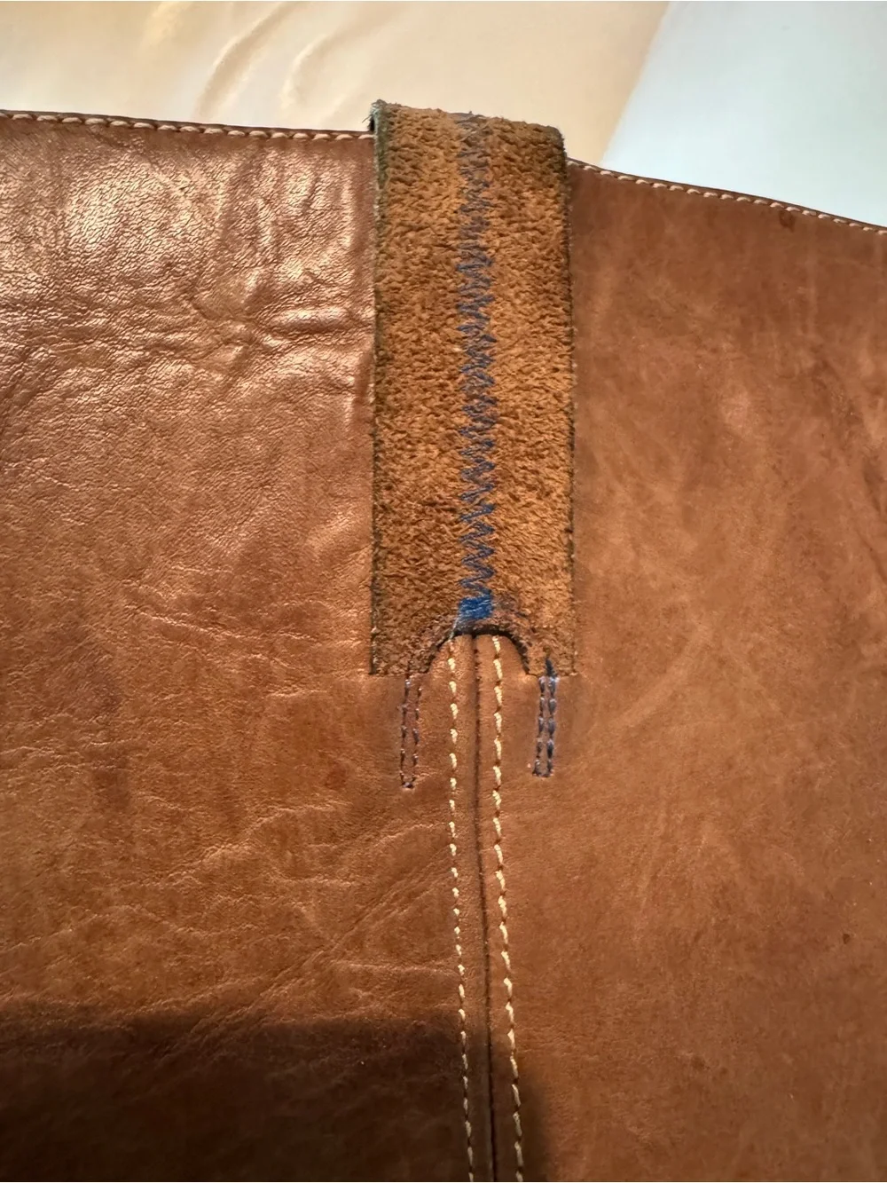 BEDFORD BED|STU Brown Leather Boot with Purple Lining Sz 12 - Picture 4 of 10